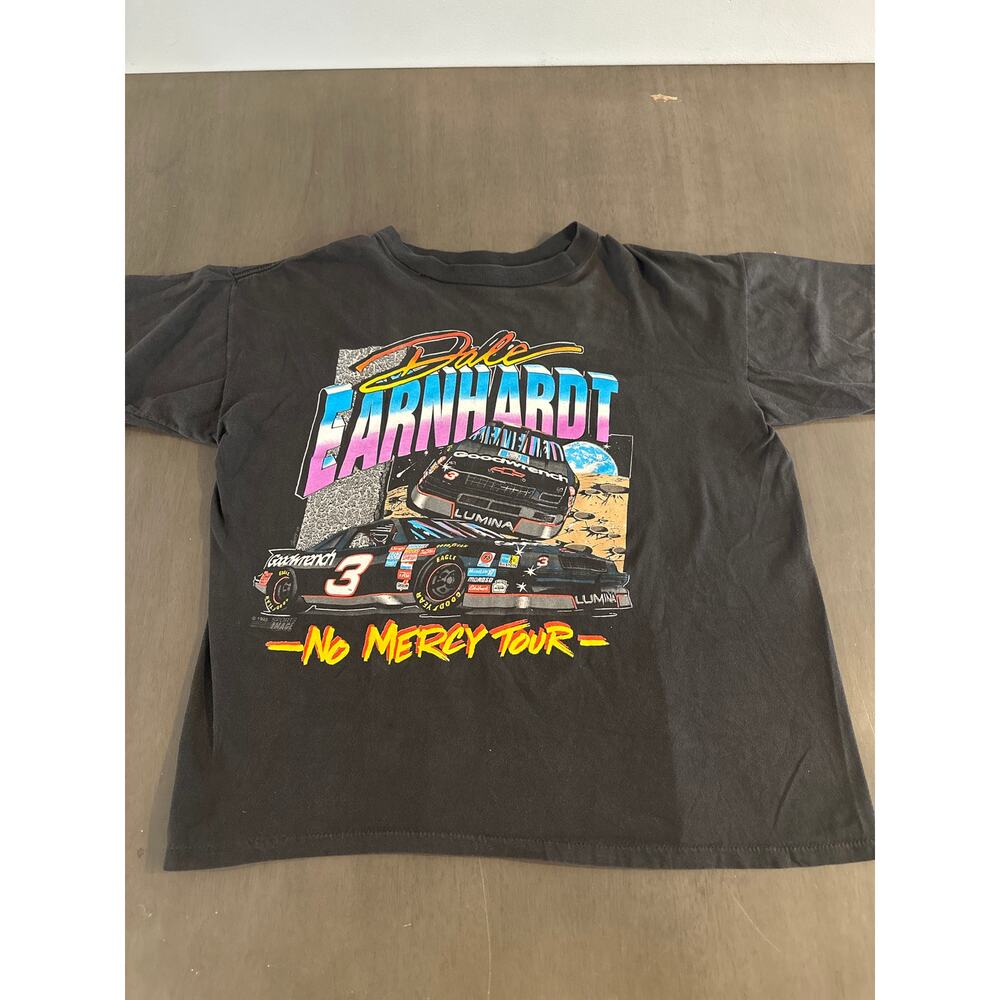 Vtg 1993 Sports Image Single Stitch Dale Earnhardt No Mercy T-Shirt Size XL
